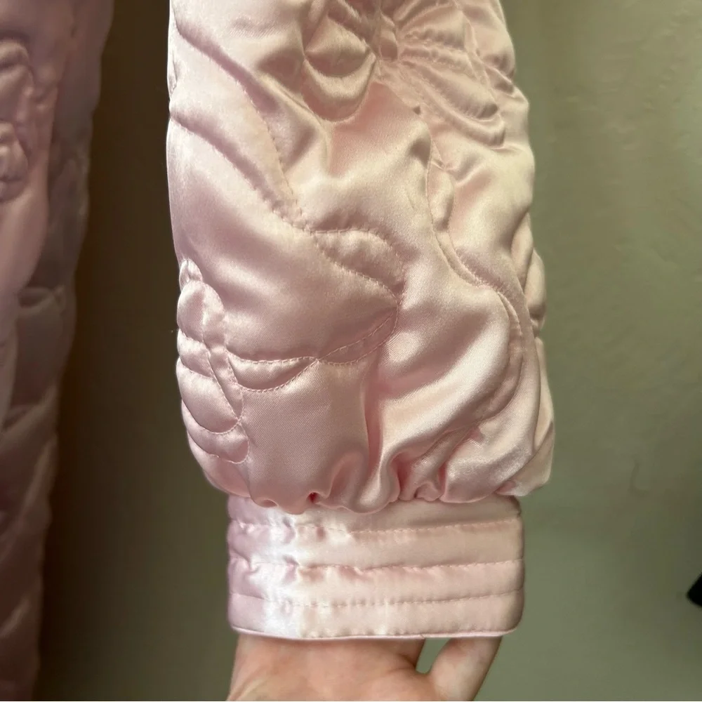 Vintage 50s Coquette Bow Puffer I. Magnin Coat - Picture 11 of 13